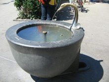Brunnen am B�rkliplatz, Z�rich, Schweiz