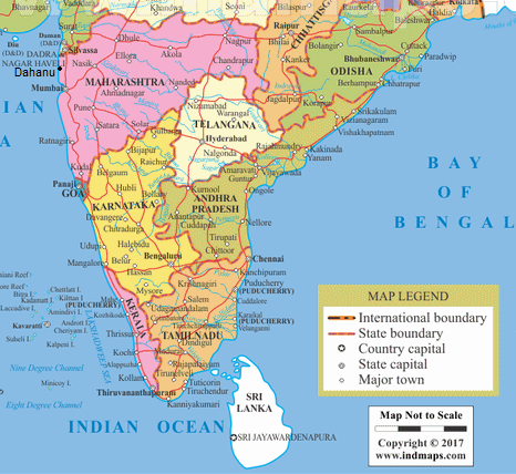 Mapa 3: India con Mumbai y al norte
                  de all� est� Dahanu