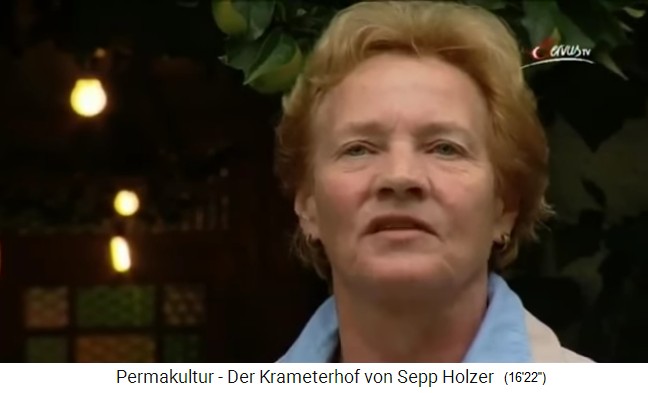 Ehefrau von
                    Sepp Holzer