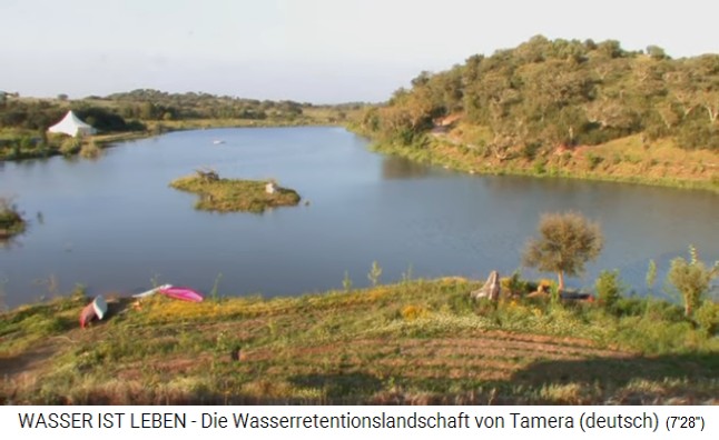 Lake 1 in Tamera (Portugal) created by Sepp Holzer