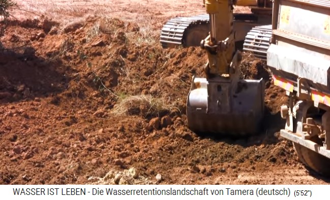 Humus,
                    der meterdick in die T�ler geschwemmt wurde, wird
                    nach oben transportiert 01
