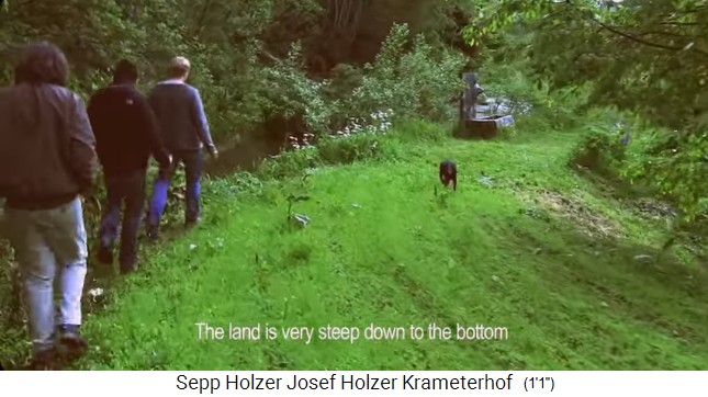 Krameterhof, eine Terrasse mit Brunnen