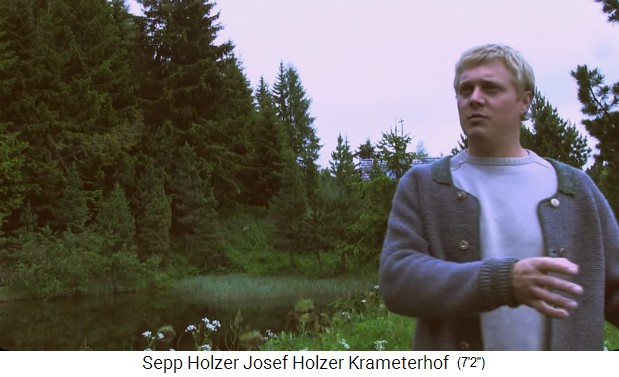 Granja
                    Krameterhof de Sepp Holzer: un estanque de cangrejo
                    poco profundo