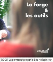 Bauernhof
                        der Familie Herv�-Gruyer in Le Bec-Hellouin:
                        Schmiede (forge)