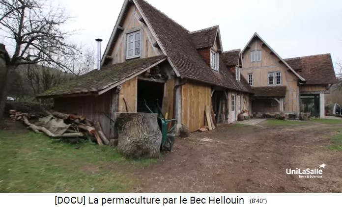 Bauernhof der Familie Herv�-Gruyer in Le
                        Bec-Hellouin: Bauernhaus-Wohnhaus