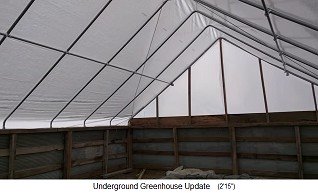 Simple Ground, das
                                Grubengew�chshaus, die Dachkonstruktion