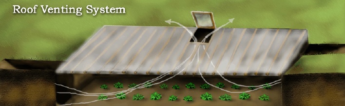 Bolivien mit dem
                              Walipini, die Sicht von aussen