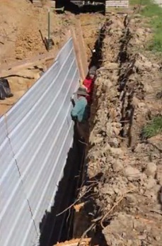 la pared frontera est� preparada