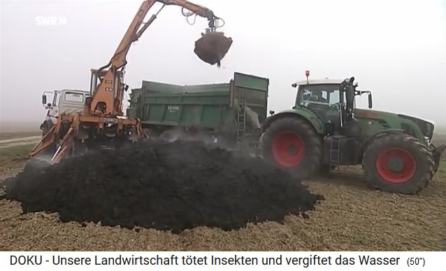 In
                                Deutschland wird Kl�rschlamm mit
                                Schwermetallen als D�nger auf die Felder
                                verteilt