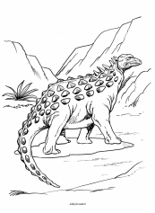 Dinosaurier:
                                Ankylosaurier mit Zacken