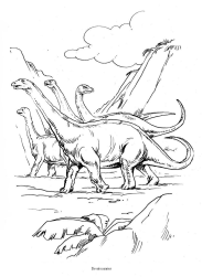 Dinosaurier: Vier
                                    Brontosaurier