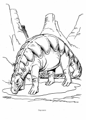 Stegosaurus mit
                                Platten