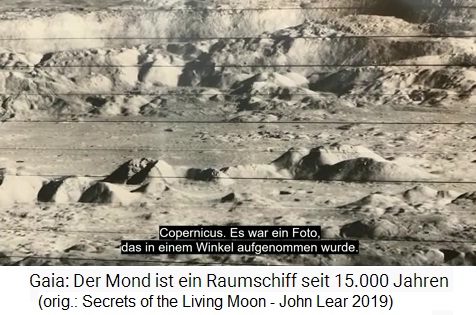 Cr�ter lunar Cop�rnico tomado foto
                      por la Voyager