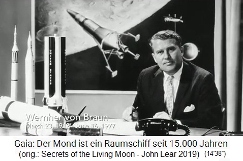 Wernher
                    von Braun wirft alle Ami-Wissenschaftler aus der
                    NASA raus