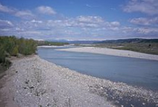 Der Fluss
                  Durance bei Manosque