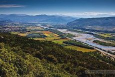 Tal der Durance in der Haute Provence