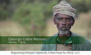 Provincia de Tigray, agricultor Gebre
                      Mariam