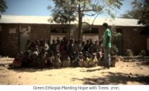 Eine Schulklasse der Grundschule Mai
                    Shiho in �thiopien