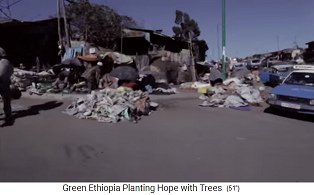 �thiopien, Elendsviertel mit M�llhaufen