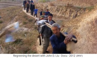 Meseta de Loess de China, los agricultores
                    estn en camino con tacones y palas para
                    renaturalizar su territorio 2, vista de cerca