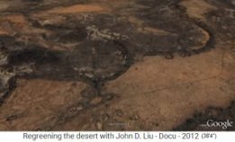 Google Earth: W�stenlandschaft
                      in Afrika in der Sahelzone