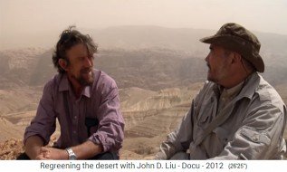 John D. Liu und Geoff Lawton
                    sprechen �ber die Region Petra