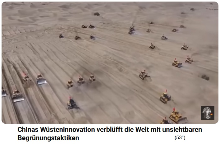 China
                      Kunju: Die W�ste wurde mit Baggern flach gemacht -
                      als Feld vorbereitet