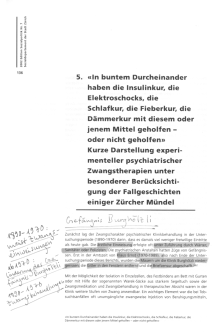 Thomas Huonker:
                          "F�rsorge" in Z�rich 1890 bis 1970;
                          Sozialdepartement der Stadt Z�rich 2002, S.
                          136