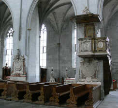 Erstarrte Kirche, z.B. das Kirchengest�hl
                          des M�nsters in Salem