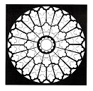 Roset�n de la catedral Notre Dame
                                en Paris, parte oeste