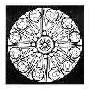 Mandala de roseta de estrella, sin
                                indicaci�n de lugar