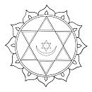 Mandala: Cuarto chacra de la teor�a de
                        chacra oriental