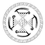 Los sumerios: Dios de agua Ea como
                            cabra, pez y agua