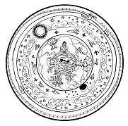 M�ndala de la creaci�n - uroboros