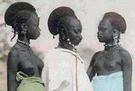 Women topless in Africa