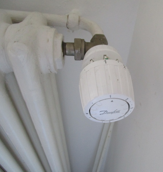 Thermostat auf
                  Stufe 1