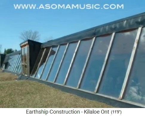 Killaloe, Bau 32: Fensterfront
                                  ist fertig