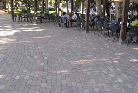 Salamanca: Platzbereich in
                        Gartensteinen, alle Farben 01