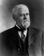 Julius C. Burrows, Portrait,
                            Abgeordneter aus Michigan