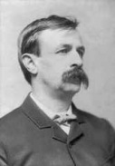 Edward Bellamy, Portrait 1889 ca.,
                            Verfasser der visionären Schrift
                            "Looking Backward or LIfe in The Year
                            2000"