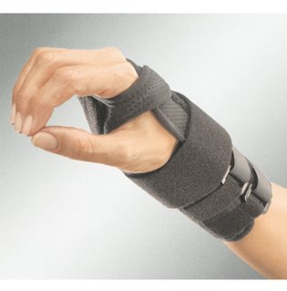 F�rula de mu�eca contra una
                    tendinitis: Demasiado tocado...