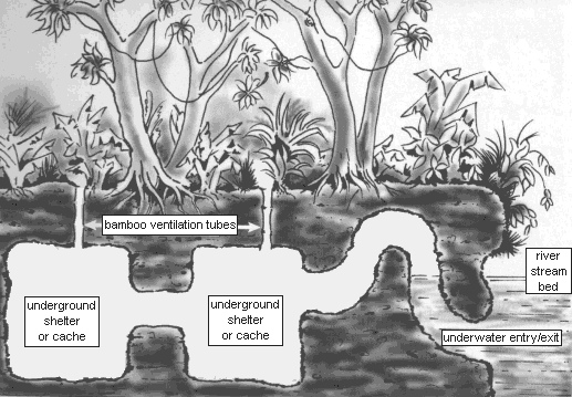 Nordvietnam
              Guerilla-Höhlensystem
