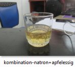 Bicarbonato de sodio con vinagre de manzana en 1 vaso de agua, el champ�n curativo con un pH 7,3 en todo el cuerpo