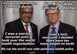 WHO-Adhamon mit
                                            Satanist Bill Gates
                                            organisieren Pandemien mit
                                            der Absicht, die
                                            Weltbevölkerung zu
                                            reduzieren