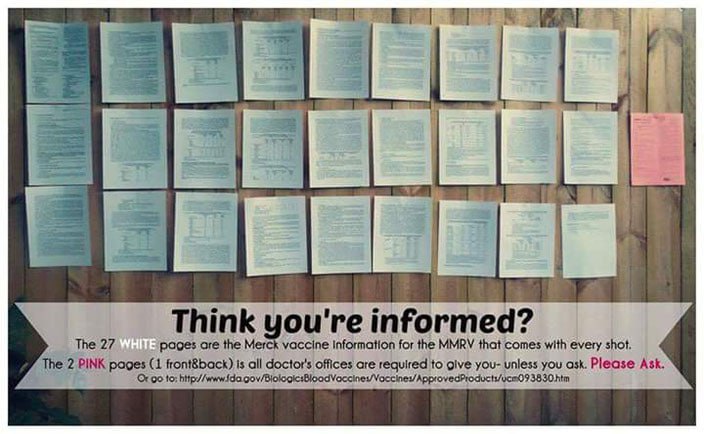 MMR-Impfung
                Inhaltsstoffe 12.3.2023: Was die kriminellen
                Pharma-�rzte wissen (weiss) - und was den Eltern der
                Kinder als Information vergelogen wird (rot) Unterschied
                zwischen Beipackzettel f�r die MMRV-Impfung (das rote
                Blatt), f�r Patienten, und den Fachinformationen (f�r
                �rzte)