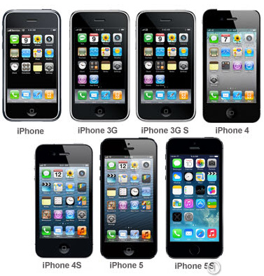 Schädliche, strahlende iphones in allen
                        Variationen
