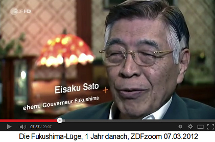 Ex-Gouverneur der Präfektur
                Fukushima, Eisaku Sato, Portrait