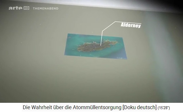 Insel
                  Alderney, Sicht von oben