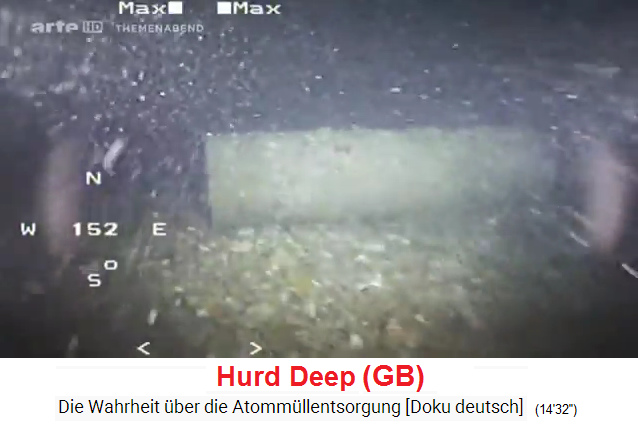 GB: Atomm�llversenkungsstelle "Hurd
                  Deep", da liegt ein intaktes Atomm�llfass