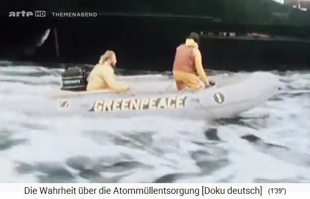 Greenpeace fights with dinghies against
                  the nuclear waste dump 02, one of Greenpeace's
                  dinghies, 1975ca.